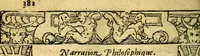 An illustration from Le pegme de Pierre Covstav (1560)