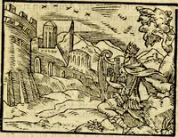 An illustration from Le pegme de Pierre Covstav (1560)