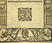 An illustration from Le pegme de Pierre Covstav (1560)