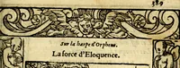 An illustration from Le pegme de Pierre Covstav (1560)