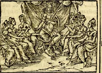 An illustration from Le pegme de Pierre Covstav (1560)