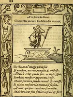 An illustration from Le pegme de Pierre Covstav (1560)
