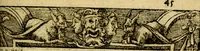 An illustration from Le pegme de Pierre Covstav (1560)