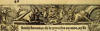 An illustration from Le pegme de Pierre Covstav (1560)