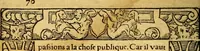 An illustration from Le pegme de Pierre Covstav (1560)
