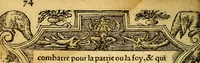 An illustration from Le pegme de Pierre Covstav (1560)