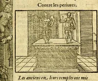 An illustration from Le pegme de Pierre Covstav (1560)