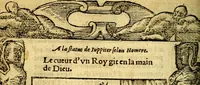 An illustration from Le pegme de Pierre Covstav (1560)