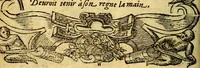 An illustration from Le pegme de Pierre Covstav (1560)