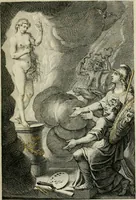 An illustration from Le peintre converty aux precises et universelles regles de son art : avec un raissonnement abregé au sujet des tableaux, basreliefs & autres ornemens que l'on peut faire sur les diverses superficies des bastimens : et quelques advertissemens contre les erreurs que des nouveaux écrivains veulent introduire dans la pratique de ces arts (1667)
