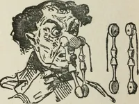 An illustration from Le petit Lavater français, ou, Les secrets de la physiognomie dévoilés (1890)