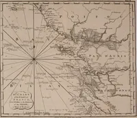 An illustration from Le Petit Neptune français; or, French coasting pilot, for the coast of Flanders, Channel, Bay of Biscay, and Mediterranean. To which is added the coast of Italy from the river Var to Orbitello; with the Gulf of Naples, and the island of Corsica (1793)