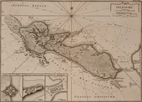 An illustration from Le Petit Neptune français; or, French coasting pilot, for the coast of Flanders, Channel, Bay of Biscay, and Mediterranean. To which is added the coast of Italy from the river Var to Orbitello; with the Gulf of Naples, and the island of Corsica (1793)