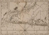 An illustration from Le Petit Neptune français; or, French coasting pilot, for the coast of Flanders, Channel, Bay of Biscay, and Mediterranean. To which is added the coast of Italy from the river Var to Orbitello; with the Gulf of Naples, and the island of Corsica (1793)