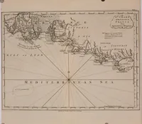 An illustration from Le Petit Neptune français; or, French coasting pilot, for the coast of Flanders, Channel, Bay of Biscay, and Mediterranean. To which is added the coast of Italy from the river Var to Orbitello; with the Gulf of Naples, and the island of Corsica (1793)