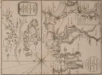 An illustration from Le Petit Neptune français; or, French coasting pilot, for the coast of Flanders, Channel, Bay of Biscay, and Mediterranean. To which is added the coast of Italy from the river Var to Orbitello; with the Gulf of Naples, and the island of Corsica (1793)