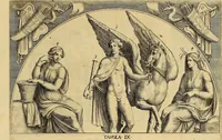 An illustration from Le pitture antiche delle grotte di Roma, e del sepolcro de' Nasonj : disegnate, & intagliate alla similitudine degli antichi originali (1706)