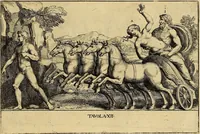 An illustration from Le pitture antiche delle grotte di Roma, e del sepolcro de' Nasonj : disegnate, & intagliate alla similitudine degli antichi originali (1706)