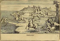 An illustration from Le pitture antiche delle grotte di Roma, e del sepolcro de' Nasonj : disegnate, & intagliate alla similitudine degli antichi originali (1706)