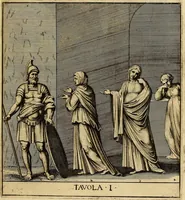 An illustration from Le pitture antiche delle grotte di Roma, e del sepolcro de' Nasonj : disegnate, & intagliate alla similitudine degli antichi originali (1706)