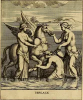An illustration from Le pitture antiche delle grotte di Roma, e del sepolcro de' Nasonj : disegnate, & intagliate alla similitudine degli antichi originali (1706)