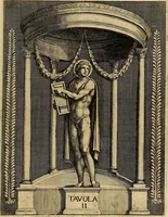 An illustration from Le pitture antiche delle grotte di Roma, e del sepolcro de' Nasonj : disegnate, & intagliate alla similitudine degli antichi originali (1706)