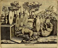 An illustration from Le pitture antiche delle grotte di Roma, e del sepolcro de' Nasonj : disegnate, & intagliate alla similitudine degli antichi originali (1706)