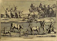 An illustration from Le pitture antiche delle grotte di Roma, e del sepolcro de' Nasonj : disegnate, & intagliate alla similitudine degli antichi originali (1706)
