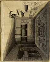 An illustration from Le pitture antiche delle grotte di Roma, e del sepolcro de' Nasonj : disegnate, & intagliate alla similitudine degli antichi originali (1706)