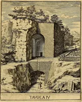 An illustration from Le pitture antiche delle grotte di Roma, e del sepolcro de' Nasonj : disegnate, & intagliate alla similitudine degli antichi originali (1706)