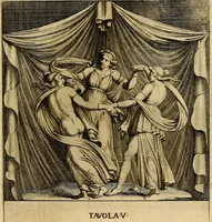 An illustration from Le pitture antiche delle grotte di Roma, e del sepolcro de' Nasonj : disegnate, & intagliate alla similitudine degli antichi originali (1706)