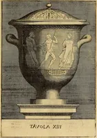 An illustration from Le pitture antiche delle grotte di Roma, e del sepolcro de' Nasonj : disegnate, & intagliate alla similitudine degli antichi originali (1706)