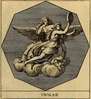 An illustration from Le pitture antiche delle grotte di Roma, e del sepolcro de' Nasonj : disegnate, & intagliate alla similitudine degli antichi originali (1706)