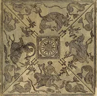 An illustration from Le pitture antiche delle grotte di Roma, e del sepolcro de' Nasonj : disegnate, & intagliate alla similitudine degli antichi originali (1706)