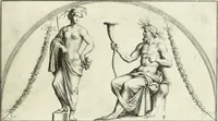Picture 35 of 39 from Le pitture antiche del sepolcro de Nasonii nella Via Flaminia : disegnate, ed intagliate alla similitudine degli antichi originali (1680), leaf 100