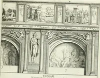 Picture 6 of 39 from Le pitture antiche del sepolcro de Nasonii nella Via Flaminia : disegnate, ed intagliate alla similitudine degli antichi originali (1680), leaf 28