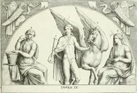 Picture 12 of 39 from Le pitture antiche del sepolcro de Nasonii nella Via Flaminia : disegnate, ed intagliate alla similitudine degli antichi originali (1680), leaf 40