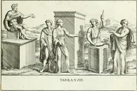 Picture 21 of 39 from Le pitture antiche del sepolcro de Nasonii nella Via Flaminia : disegnate, ed intagliate alla similitudine degli antichi originali (1680), leaf 58