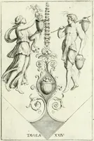 Picture 28 of 39 from Le pitture antiche del sepolcro de Nasonii nella Via Flaminia : disegnate, ed intagliate alla similitudine degli antichi originali (1680), leaf 86