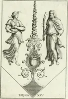 Picture 29 of 39 from Le pitture antiche del sepolcro de Nasonii nella Via Flaminia : disegnate, ed intagliate alla similitudine degli antichi originali (1680), leaf 88