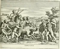 Picture 33 of 39 from Le pitture antiche del sepolcro de Nasonii nella Via Flaminia : disegnate, ed intagliate alla similitudine degli antichi originali (1680), leaf 96