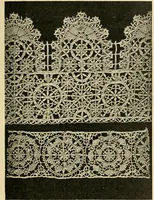 An illustration from Le poinct de France et les centres dentelliers au XVIIe et au XVIIIe siècles; ouvrage orné de quarante-trois illustrations (1905)