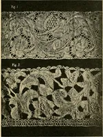 An illustration from Le poinct de France et les centres dentelliers au XVIIe et au XVIIIe siècles; ouvrage orné de quarante-trois illustrations (1905)