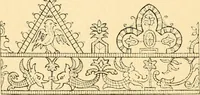 An illustration from Le poinct de France et les centres dentelliers au XVIIe et au XVIIIe siècles; ouvrage orné de quarante-trois illustrations (1905)