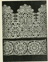 An illustration from Le poinct de France et les centres dentelliers au XVIIe et au XVIIIe siècles; ouvrage orné de quarante-trois illustrations (1905)