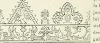 An illustration from Le poinct de France et les centres dentelliers au XVIIe et au XVIIIe siècles; ouvrage orné de quarante-trois illustrations (1905)