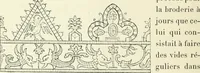 An illustration from Le poinct de France et les centres dentelliers au XVIIe et au XVIIIe siècles; ouvrage orné de quarante-trois illustrations (1905)