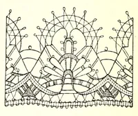 An illustration from Le poinct de France et les centres dentelliers au XVIIe et au XVIIIe siècles (1905)