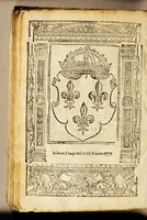 An illustration from Le portulan contenant la description tant des mers du Ponent despuis le destroict de Gibeltar iusques a la Schiuse en Flandres, que de la mer Mediterranée, ou du Leuant, (1577)