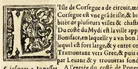 An illustration from Le portulan contenant la description tant des mers du Ponent despuis le destroict de Gibeltar iusques a la Schiuse en Flandres, que de la mer Mediterranée, ou du Leuant, (1577)